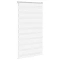 Store zèbre blanc 80x150 cm largeur du tissu 75,9 cm polyester