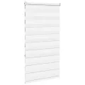 Store zèbre blanc 80x150 cm largeur du tissu 75,9 cm polyester