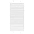 Store plissé blanc 55x150 cm largeur du tissu 54,4 cm polyester