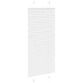 Store plissé blanc 55x150 cm largeur du tissu 54,4 cm polyester