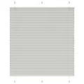 Store plissé gris clair 120x100cm largeur du tissu 119,4cm