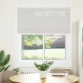 Store plissé gris clair 120x100cm largeur du tissu 119,4cm