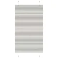 Store plissé gris clair 80x150 cm largeur du tissu 79,4 cm