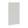 Store plissé gris clair 80x150 cm largeur du tissu 79,4 cm