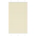 Store plissé crème 110x200cm largeur du tissu 109,4cm polyester