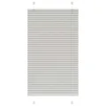 Store plissé gris clair 70x150 cm largeur du tissu 69,4 cm