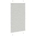 Store plissé gris clair 70x150 cm largeur du tissu 69,4 cm
