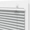 Store plissé gris clair 70x150 cm largeur du tissu 69,4 cm