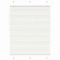 Store plissé blanc 110x100cm largeur du tissu 109,4cm polyester