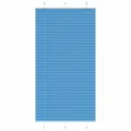 Store plissé bleu 105x200 cm largeur du tissu 104,4cm polyester