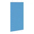 Store plissé bleu 105x200 cm largeur du tissu 104,4cm polyester
