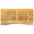 Dessus de bureau avec courbe 140x60x2,5 cm manguier massif brut