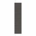 Store plissé noir 45x200 cm largeur du tissu 44,4 cm polyester