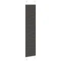 Store plissé noir 45x200 cm largeur du tissu 44,4 cm polyester