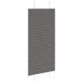 Store plissé noir 60x150 cm largeur du tissu 59,4 cm polyester