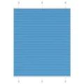 Store plissé bleu 110x150 cm largeur du tissu 109,4cm polyester
