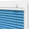 Store plissé bleu 110x150 cm largeur du tissu 109,4cm polyester