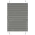 Store plissé anthracite 85x100 cm largeur du tissu 84,4 cm