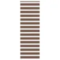 Store zèbre marron 70x230 cm largeur du tissu 65,9 cm polyester