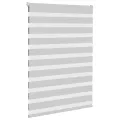 Store zèbre gris clair largeur du tissu 110,9 cm polyester