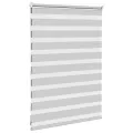 Store zèbre gris clair largeur du tissu 110,9 cm polyester