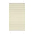 Store plissé crème 80x150 cm largeur du tissu 79,4 cm polyester