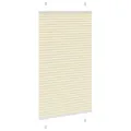 Store plissé crème 80x150 cm largeur du tissu 79,4 cm polyester