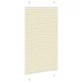 Store plissé crème 80x150 cm largeur du tissu 79,4 cm polyester