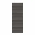 Store plissé noir 70x200 cm largeur du tissu 69,4 cm polyester
