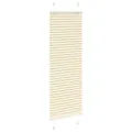 Store plissé crème 40x150 cm largeur du tissu 39,4 cm polyester