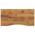 Dessus de bureau avec courbe 140x50x2,5 cm manguier massif brut