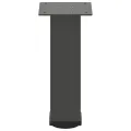 Pieds de table basse 4 pcs anthracite 30-32 cm acier