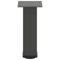 Pieds de table basse 4 pcs anthracite 30-32 cm acier