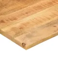 Dessus de bureau avec courbe 80x50x2,5 cm manguier massif brut
