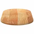 Dessus de table 100x50x2 cm bois de chêne massif ovale