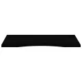 Dessus de bureau marron foncé bois chêne massif rectangulaire
