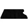Dessus de bureau marron foncé bois chêne massif rectangulaire