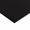 Dessus de bureau marron foncé bois chêne massif rectangulaire