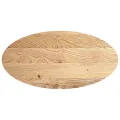 Dessus de table 120x60x2 cm bois de chêne massif ovale