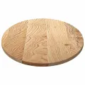 Dessus de table 120x60x2 cm bois de chêne massif ovale