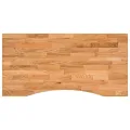 Dessus de bureau marron clair bois chêne massif rectangulaire