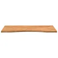 Dessus de bureau marron clair bois chêne massif rectangulaire