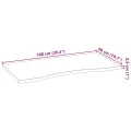 Dessus de bureau marron clair bois chêne massif rectangulaire