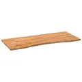 Dessus de bureau marron clair bois chêne massif rectangulaire