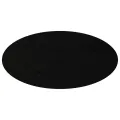 Dessus de table marron foncé 100x50x4cm bois chêne massif ovale