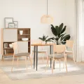 Dessus de table 80x40x2 cm bois de chêne massif ovale