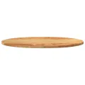 Dessus de table 80x40x2 cm bois de chêne massif ovale