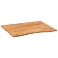 Dessus de bureau marron clair bois chêne massif rectangulaire