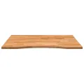 Dessus de bureau marron clair bois chêne massif rectangulaire