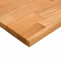 Dessus de bureau marron clair bois chêne massif rectangulaire